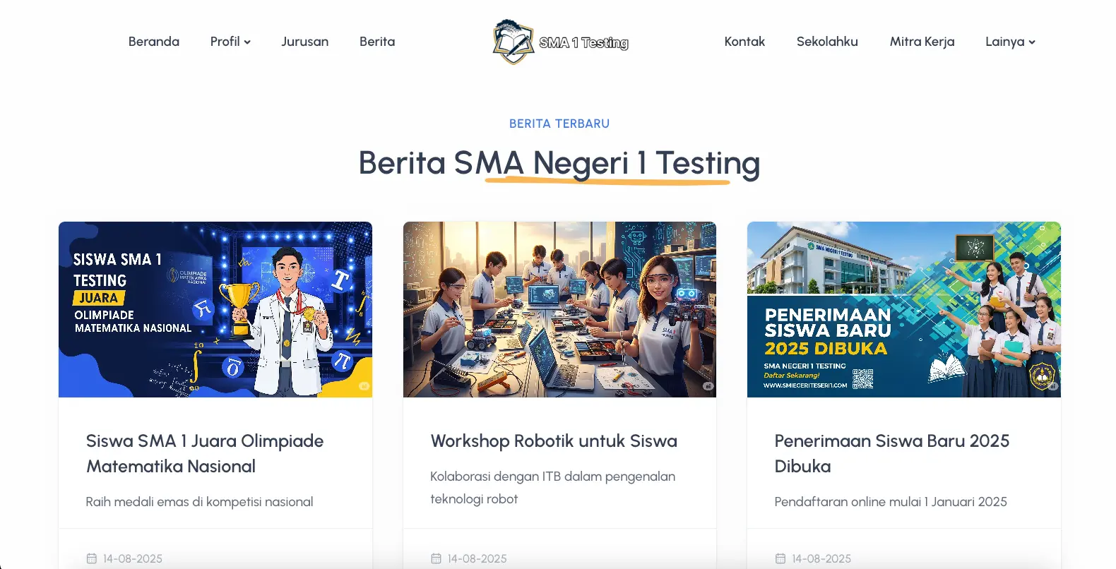 Screenshot: Berita